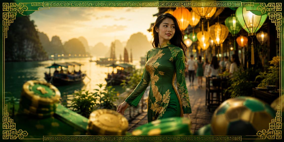Bầu không khí chợ đêm Hạ Long với người chơi nhận hoàn tiền casino qua điện thoại