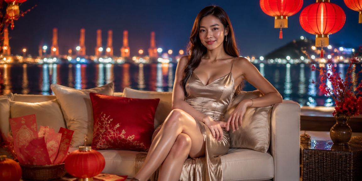 Không khí lễ hội bao lì xì và đèn lồng tại Vũng Tàu mùa Tết cùng sự kiện casino